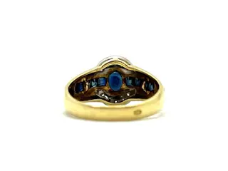 NO RESERVE - 18 karaat Geel goud, Witgoud - Ring - 0.60 ct - Diamanten