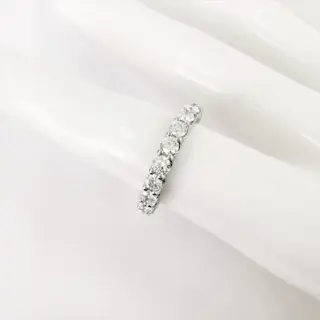 2.21 ct diamond designer eternity ring - 14 karaat Witgoud - Ring Diamant - Diamanten