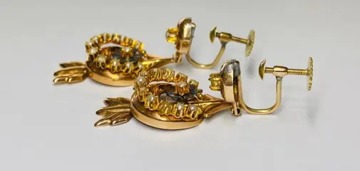 9 kt. Goud - Oorbellen