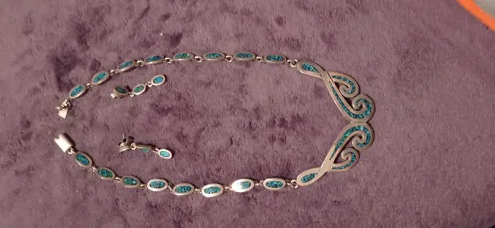 Alicia Taxco - 925 Zilver - Parure - Turkooizen