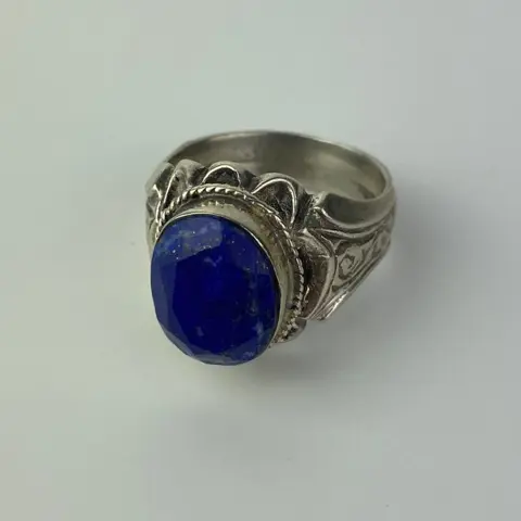 925 Zilver - Ring Lapis lazuli