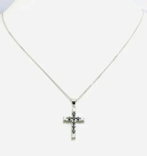 Astralia - 18 karaat Witgoud - Collier met hanger - 0.50 ct Diamant - Diamanten