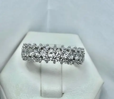 Fantin Made in Italy - 18 karaat Witgoud - Ring - 2.43 ct Diamant - Diamanten