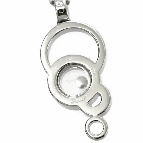 Chopard - 18 karaat Witgoud - Halsketting - 0.08 ct Diamant