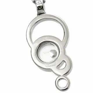 Chopard - 18 karaat Witgoud - Halsketting - 0.08 ct Diamant