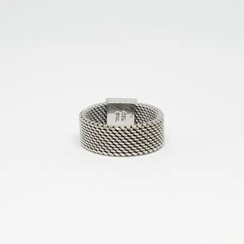 Tous - 18 karaat Goud, Witgoud - Ring - 0.09 ct Diamant