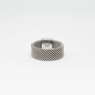 Tous - 18 karaat Goud, Witgoud - Ring - 0.09 ct Diamant