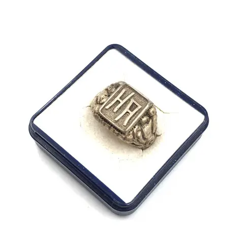 Siegelring "HA" - 835 Zilver - Ring