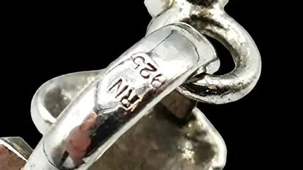 RN Jesus am Kreuze - 925 Zilver - Hanger Zirkoon