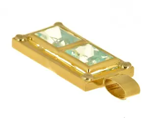 Tikal - 18 karaat Goud - Hanger - 6.00 ct Topaas