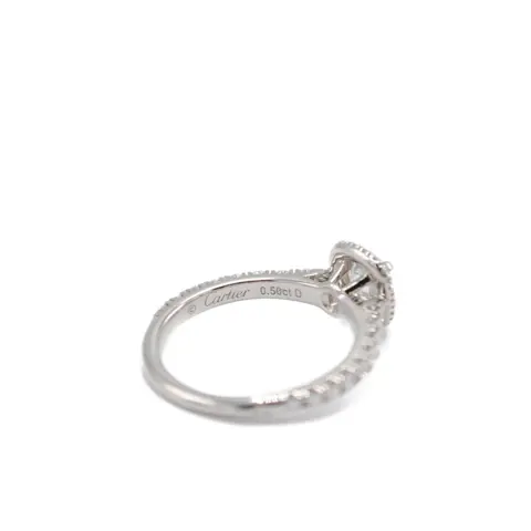 Cartier - 950 Platina - Ring - 0.50 ct Diamant