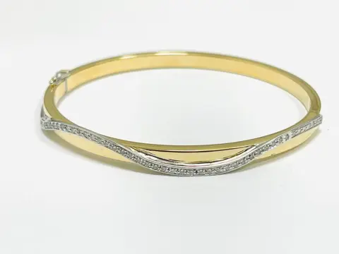 Astralia Made in Italy - 18 karaat Geel goud, Witgoud - Armband - 1.35 ct Diamant