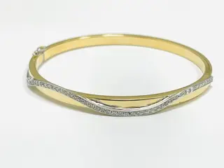 Astralia Made in Italy - 18 karaat Geel goud, Witgoud - Armband - 1.35 ct Diamant
