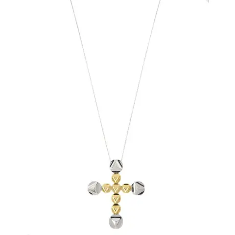 Chimento - 18 karaat Geel goud, Witgoud - Collier met hanger