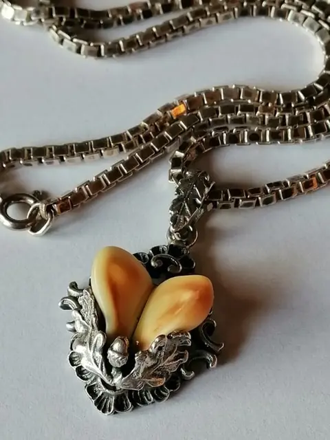 835 Zilver - Collier met hanger