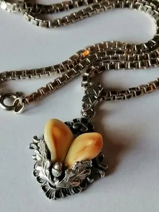 835 Zilver - Collier met hanger