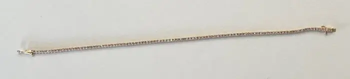 14 karaat Rosé goud - Armband Diamant