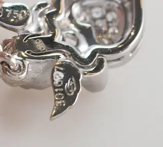 Carrera y Carrera - 18 karaat Witgoud - Hanger