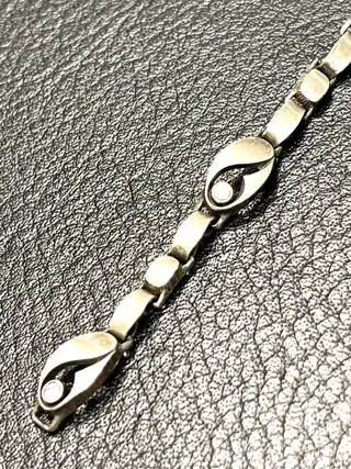 Karl Laine of Sten & Laine Finland Rock Crystal - 925 Zilver - Armband