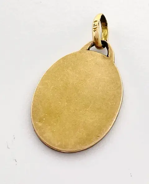 "NO RESERVE PRICE" Médaille Vierge - 18 karaat Geel goud - Hanger