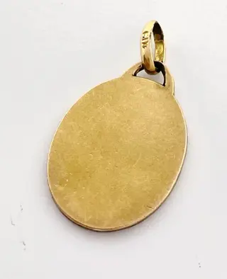 "NO RESERVE PRICE" Médaille Vierge - 18 karaat Geel goud - Hanger