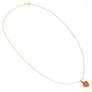 18 karaat Goud - Collier met hanger - 1.55 ct Citrien