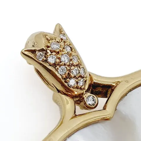 18 karaat Witgoud - Hanger - Diamanten