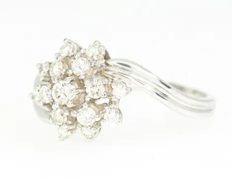 NO RESERVE PRICE - 18 karaat Witgoud - Ring - 0.70 ct Diamant