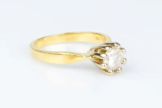 18 karaat Geel goud - Ring - 0.90 ct Diamant
