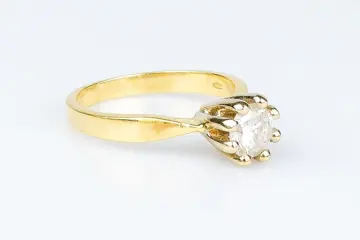 18 karaat Geel goud - Ring - 0.90 ct Diamant