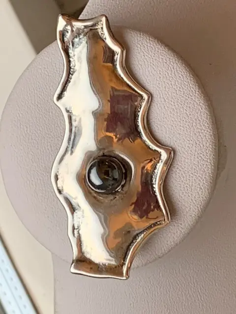 Stefan Borg Stefanson Denmark - 925 Zilver - Broche Zoetwater parel