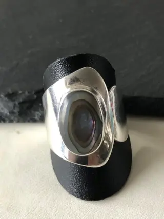 Abelone - 925 Zilver - Ring