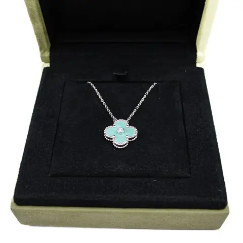 Van Cleef & Arpels - 18 karaat Witgoud - Halsketting Diamant