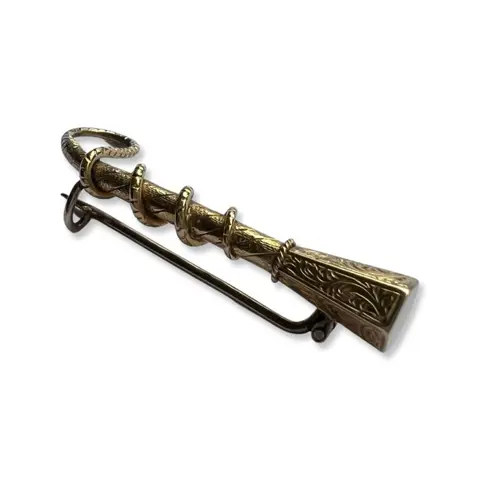 14 karaat Goud - Broche