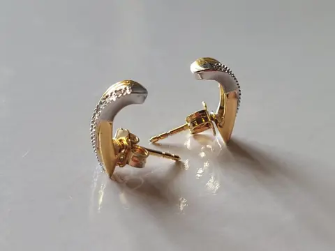 Balmain - 18 karaat Geel goud, Witgoud - Oorbellen