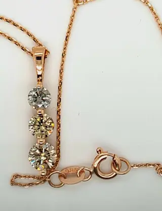 ****No Reserve Price***** - 14 karaat Rosé goud - Ring - 0.99 ct Diamant - Fancy ,SI1 tot SI2 , ****Geen minimumprijs****