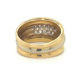 Geel goud - Ring - 0.20 ct Diamant