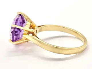 “NO RESERVE PRICE” - 18 karaat Geel goud - Ring - 7.00 ct Amethist