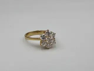 18 karaat Geel goud - Ring - 1.28 ct Diamant