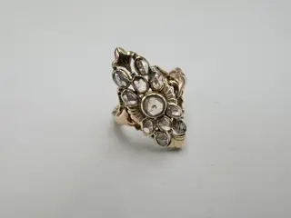 14 karaat Geel goud - Ring Diamant