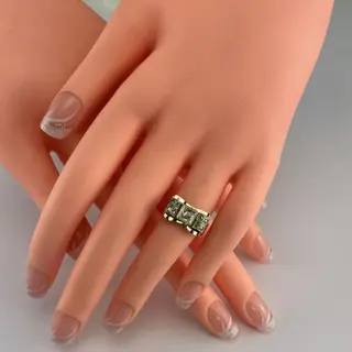 18 karaat Driekleurig, Geel goud, Goud, Rosé goud, Witgoud - Ring - 0.36 ct Diamant - Diamanten