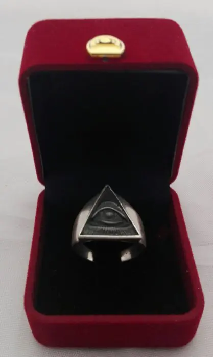Seeing Eye (Masonic) - 925 Zilver - Ring