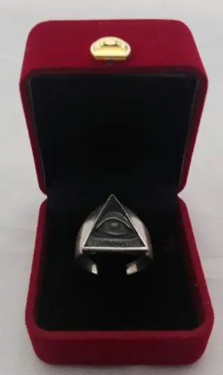 Seeing Eye (Masonic) - 925 Zilver - Ring
