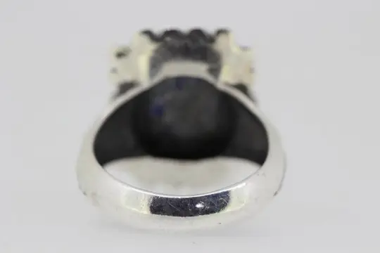 Zilver - Ring Lapis lazuli