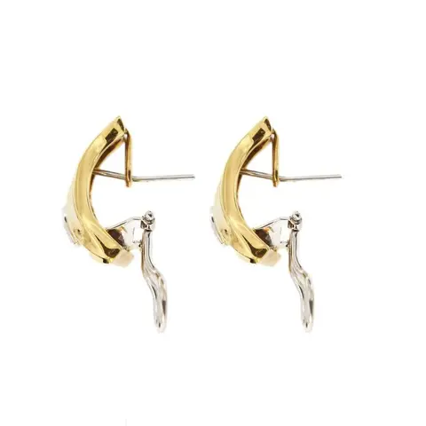 Damiani - 18 karaat Geel goud, Witgoud - Oorbellen - 0.36 ct