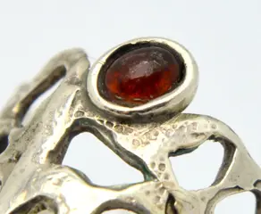 925 Zilver - Ring - 0.50 ct Granaat