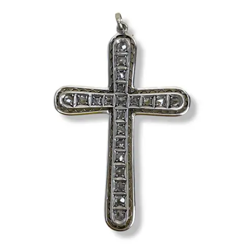 Witgoud - Hanger Diamant