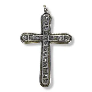 Witgoud - Hanger Diamant