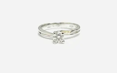 Astralia - 18 karaat Witgoud - Ring - 0.35 ct Diamant