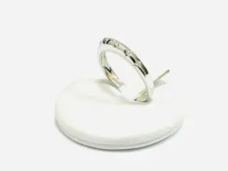 Damiani - 18 karaat Witgoud - Ring - 0.05 ct Diamant